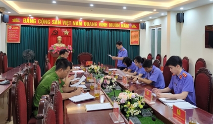 Viện KSND huyện Đan Phượng trực tiếp kiểm sát việc tiếp nhận, giải...